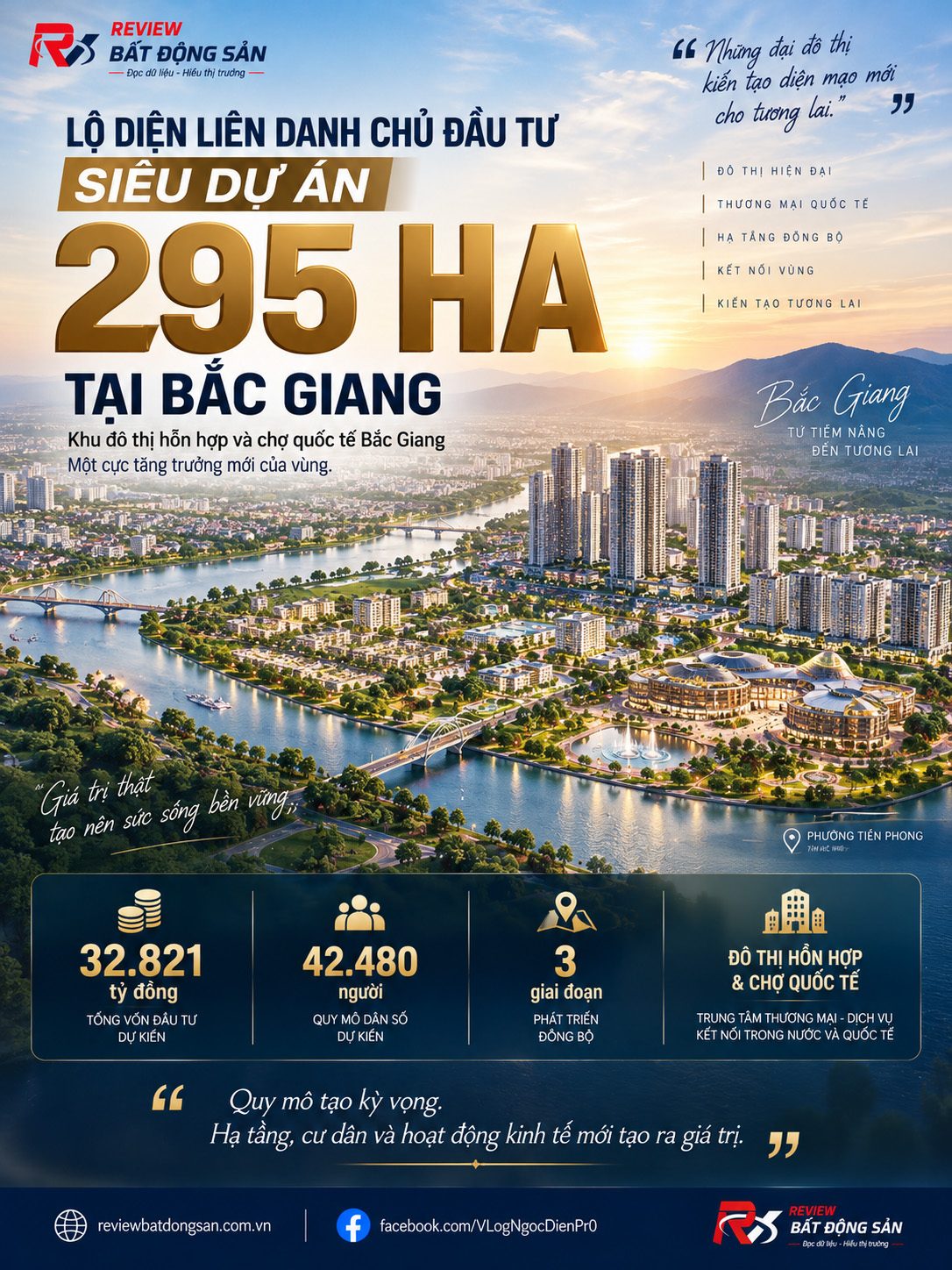 Khu đô thị 295 ha gần 33.000 tỷ đồng tại Bắc Giang chính thức có nhà đầu tư
