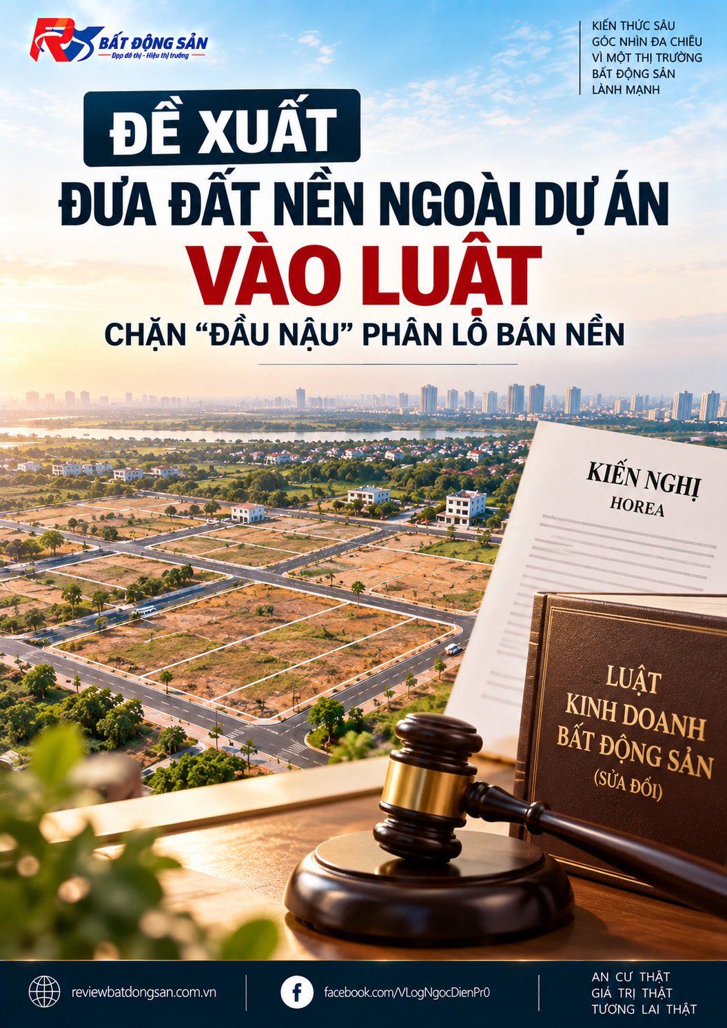 Đề xuất đưa đất nền ngoài dự án vào Luật Kinh doanh bất động sản: Khoảng trống nào đang được nhắm tới?