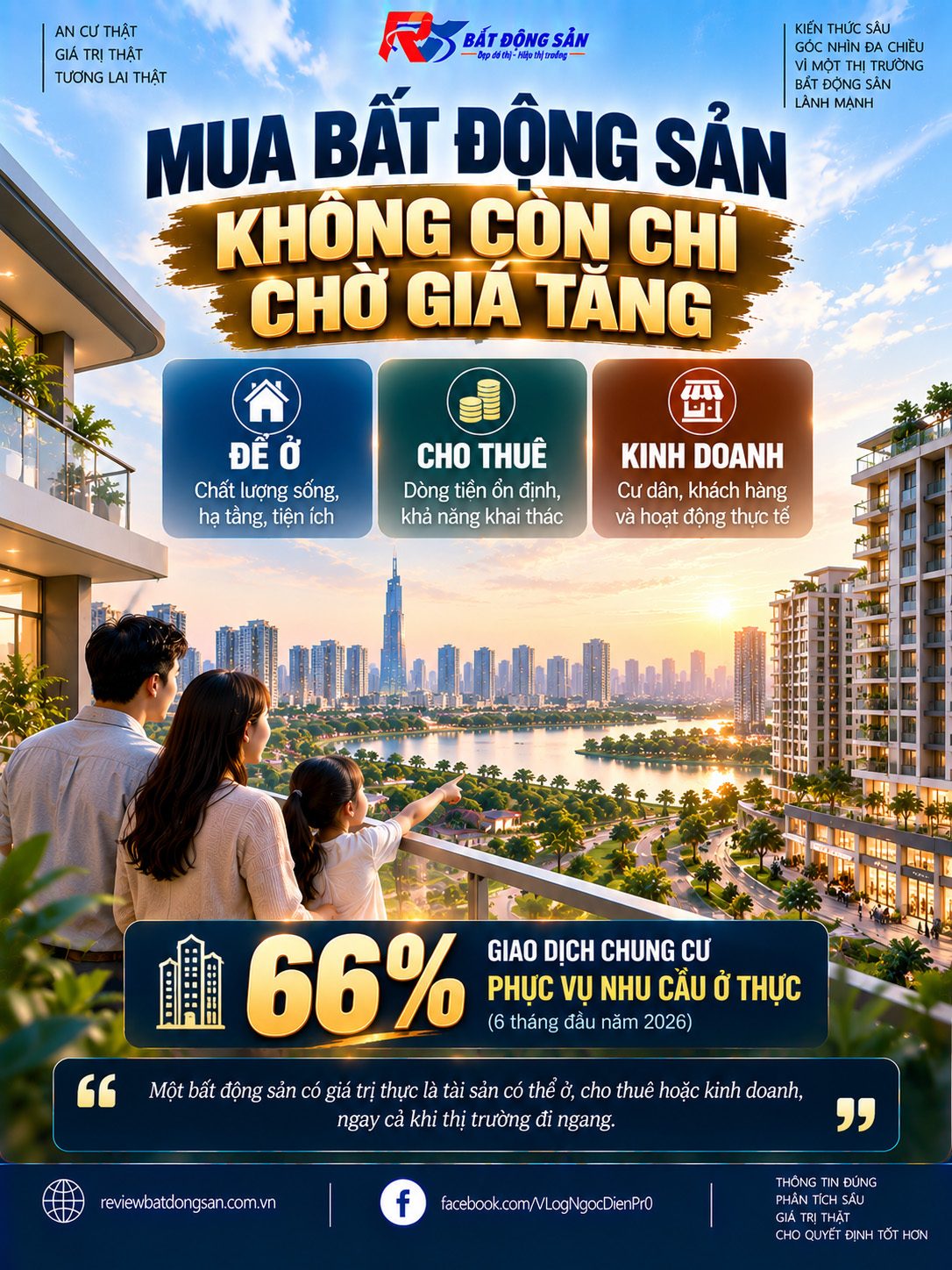 Nếu 5 năm không tăng giá, bất động sản đó còn đáng để sở hữu?