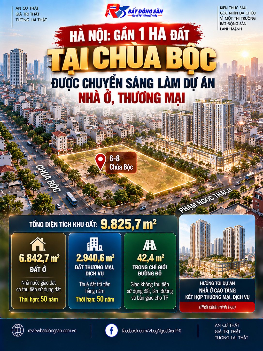Gần 1 ha đất tại Chùa Bộc bước sang công năng mới: Bên trong quyết định của Hà Nội có gì?