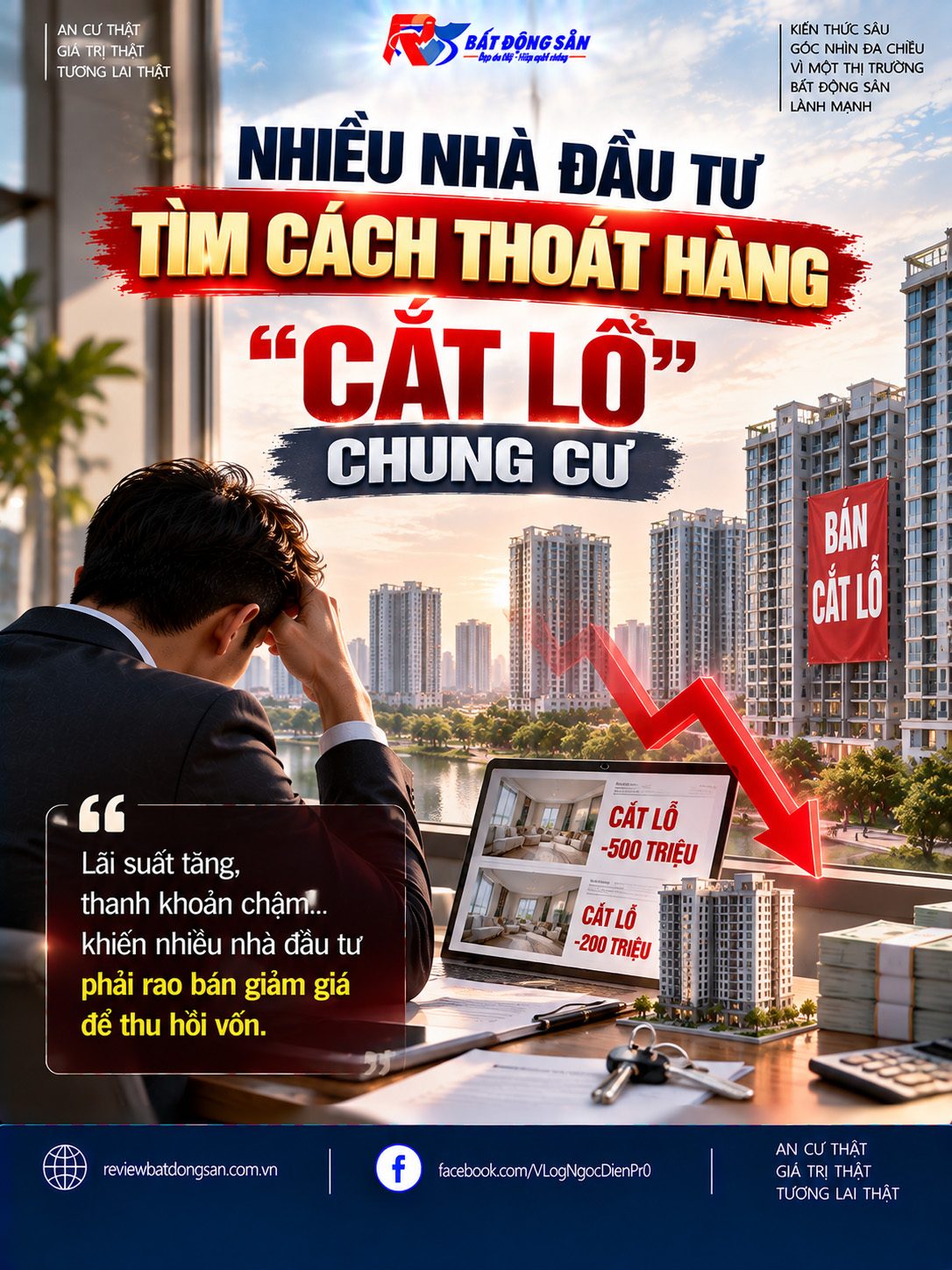Chung cư xuất hiện những khoản “cắt lỗ” hàng trăm triệu: Áp lực nằm ở tài sản hay đòn bẩy?