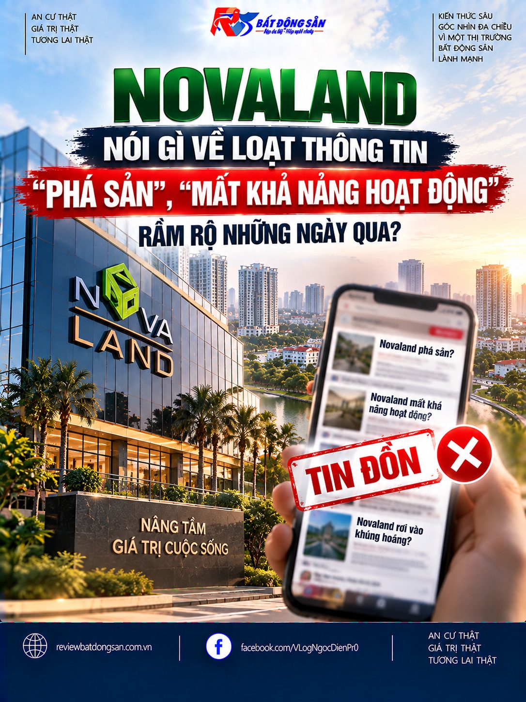 Novaland lên tiếng về thông tin “phá sản”, “mất khả năng hoạt động”: Điều gì cần phân biệt?