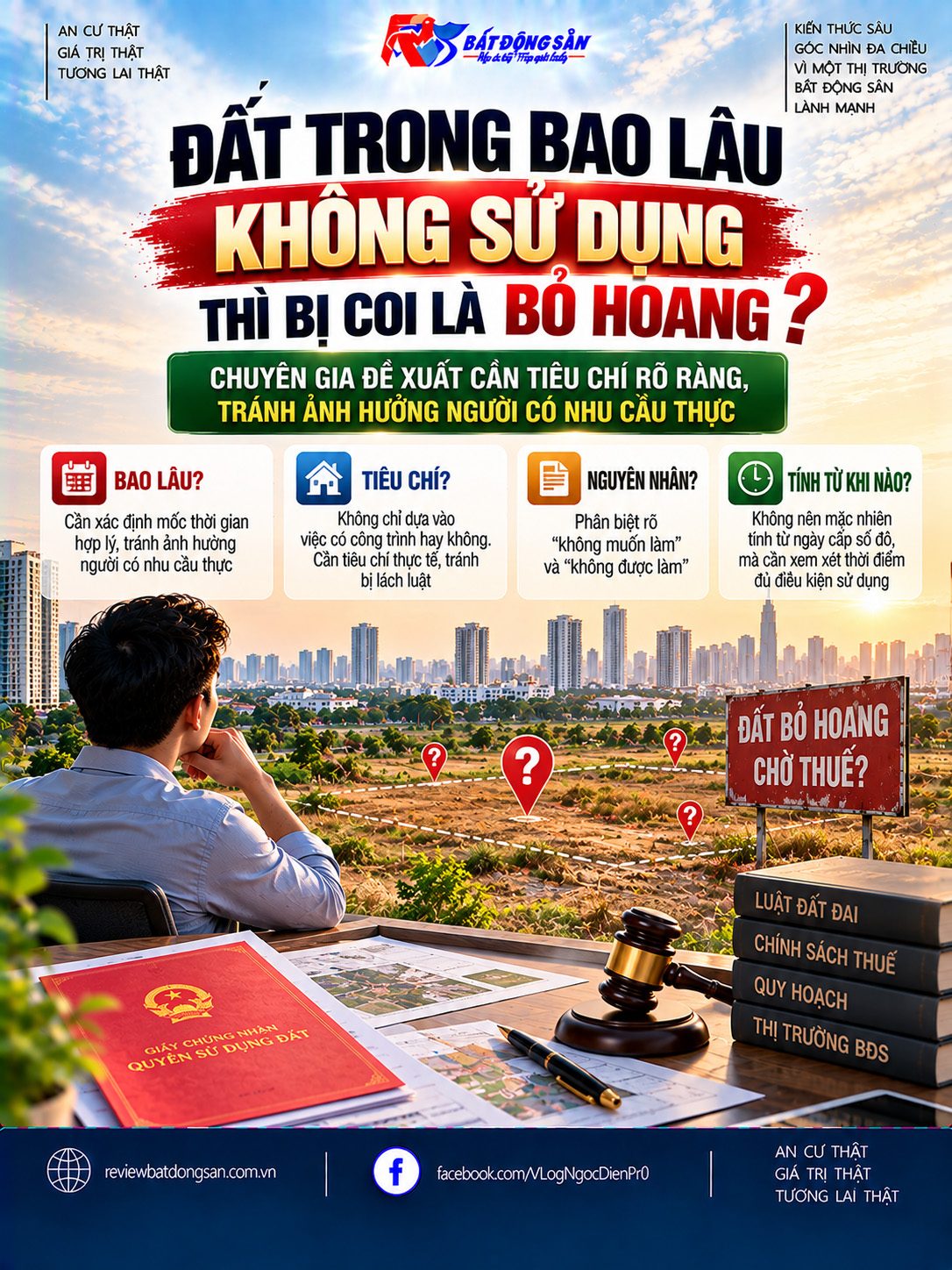 Đất không sử dụng bao lâu mới bị coi là bỏ hoang để tính thuế?