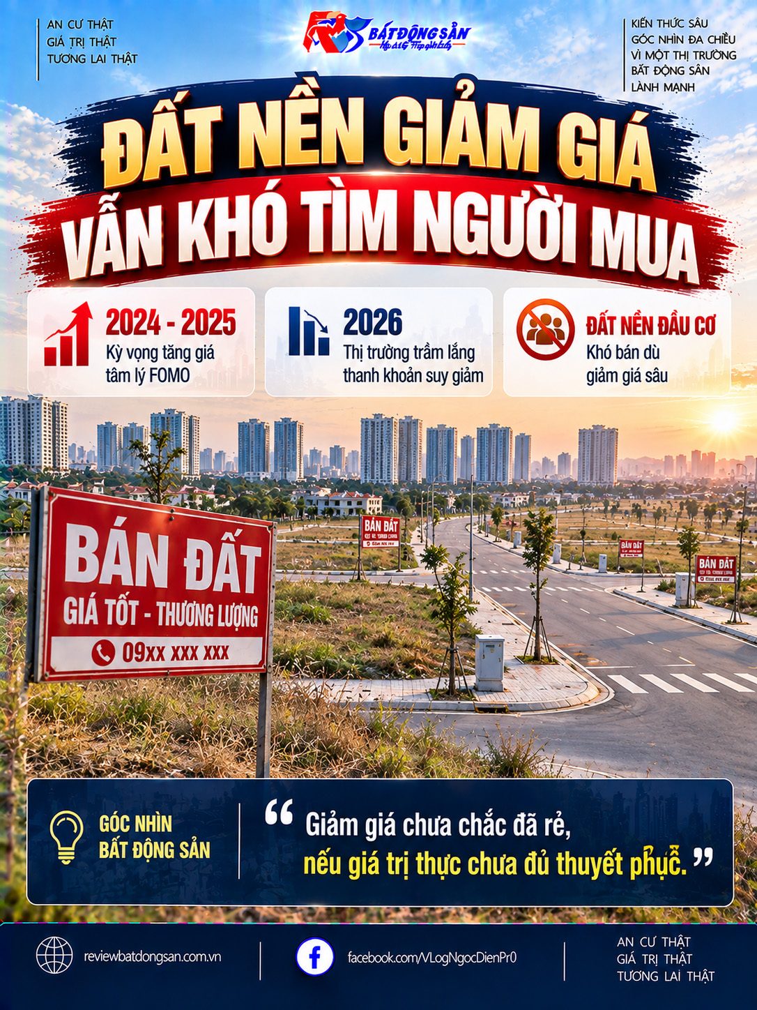 Đất nền Hà Nội giảm giá vẫn khó bán: Khi kỳ vọng đầu cơ không còn dẫn dắt thị trường