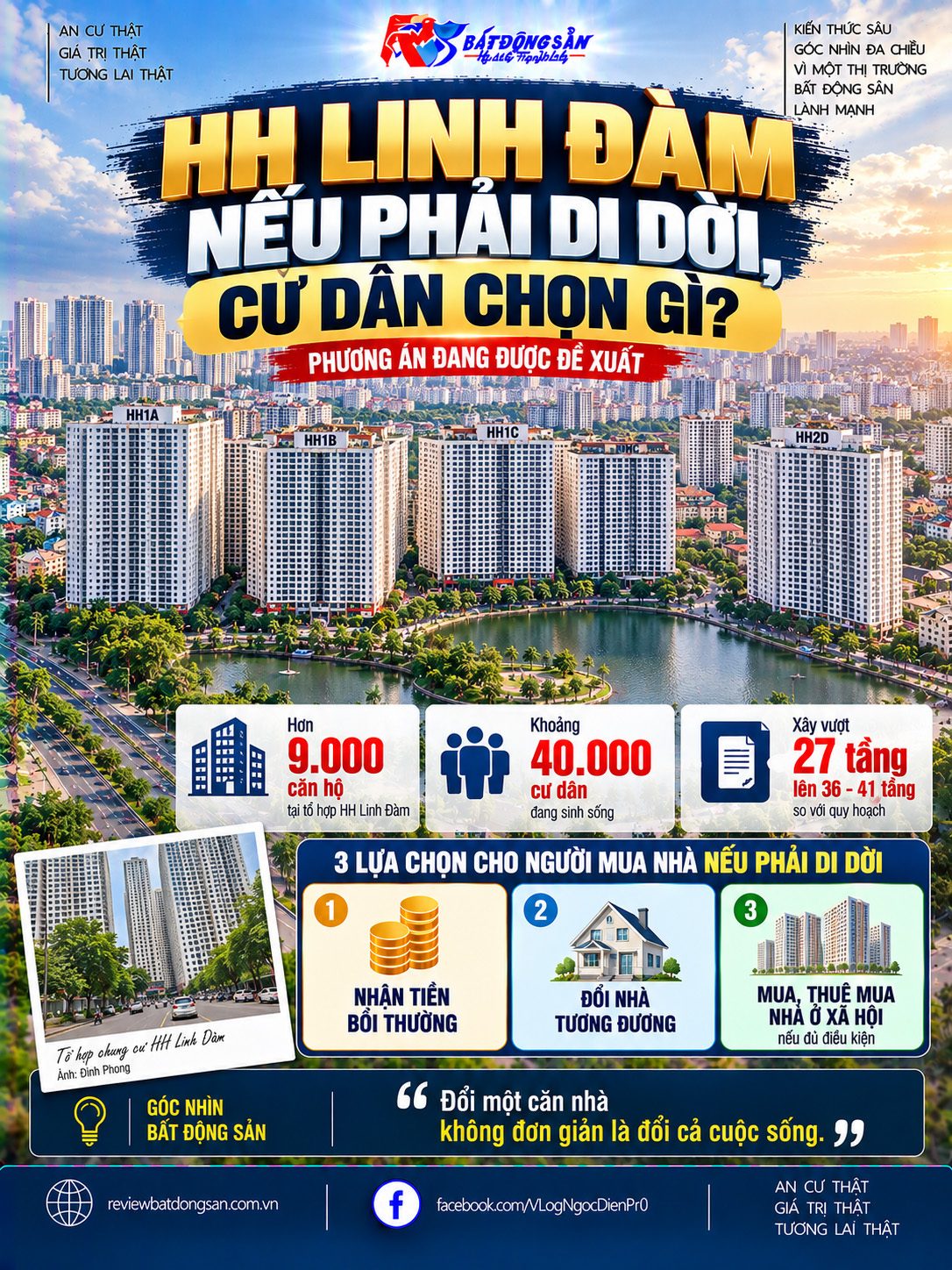 HH Linh Đàm: Ba lựa chọn được đề xuất cho cư dân nếu phải di dời, bài toán ổn định cuộc sống đặt ra