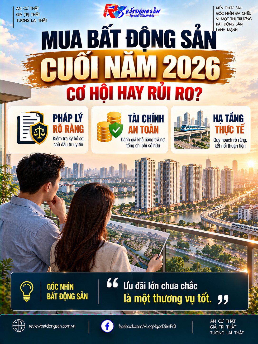 Mua bất động sản cuối năm 2026: Cơ hội từ chính sách ưu đãi và những rủi ro cần kiểm tra trước khi xuống tiền