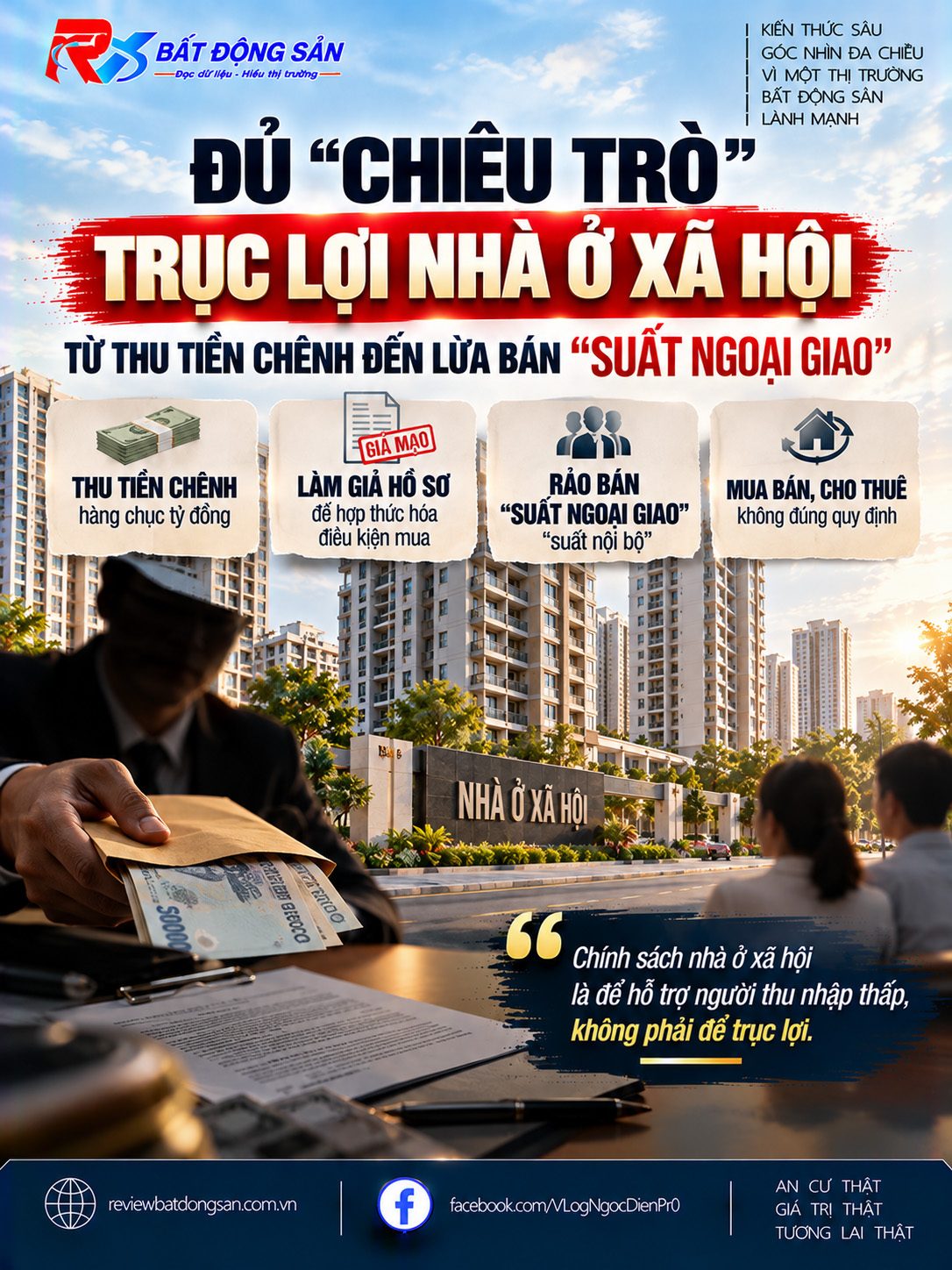 Trục lợi nhà ở xã hội: Từ thu chênh 80 tỷ đồng đến lừa bán “suất ngoại giao”