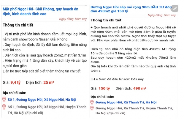 'Đội lái' thổi giá nhà đất ăn theo thông tin mở rộng đường nghìn tỷ