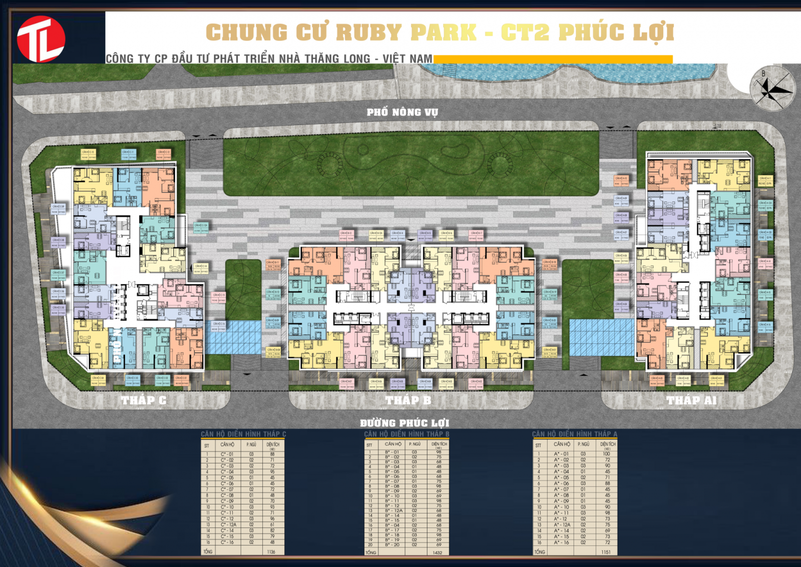 mặt bằng ruby park long biên