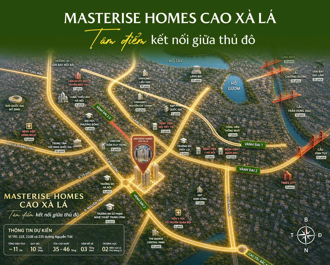 VỊ TRÍ LUMIÈRE HANOI SEASONS GARDEN