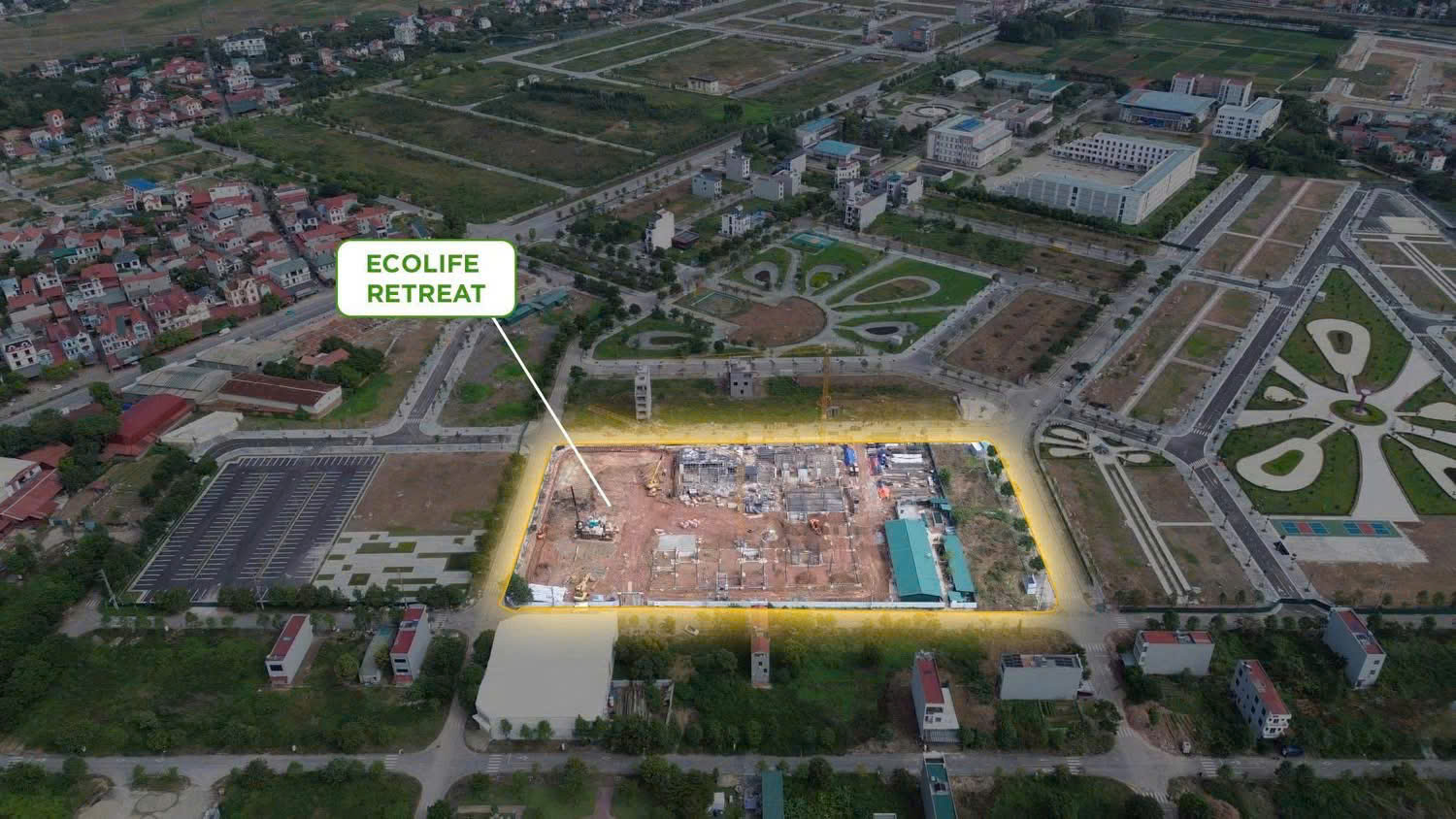 Tiến độ xây dựng chung cư Ecolife Retreat Bắc Giang