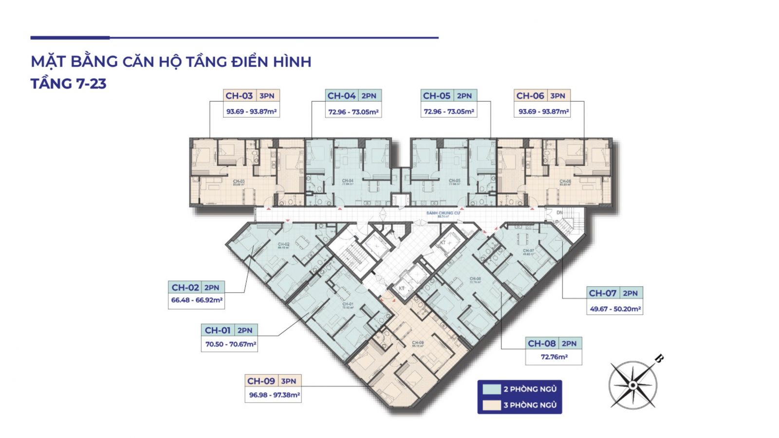 Mặt bằng chung cư Động Lực Tower