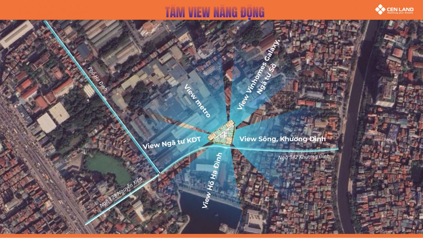 tầm view chung cư động lực tower