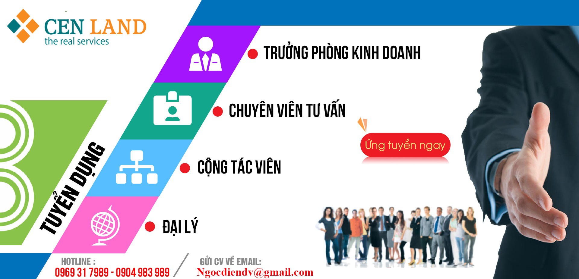 Tuyển nhân viên kinh doanh bất động sản tại Hà Nội