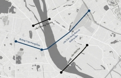Toàn cảnh công trường xây cầu hơn 16.000 tỷ của Sun Group ở Hà Nội: Máy móc phủ kín mặt sông, phấn đấu hoàn thành nhanh nhất Việt Nam